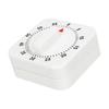 60 Minutes Kitchen Timer Countdown Alarm Reminder  Cooking Tools Mechanical Timer White Square