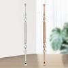 Ear Pick Double-sided Spiral Rotating Stainless Steel Earpick Sticks Ear Wax Cleaner Removal Tool for Home