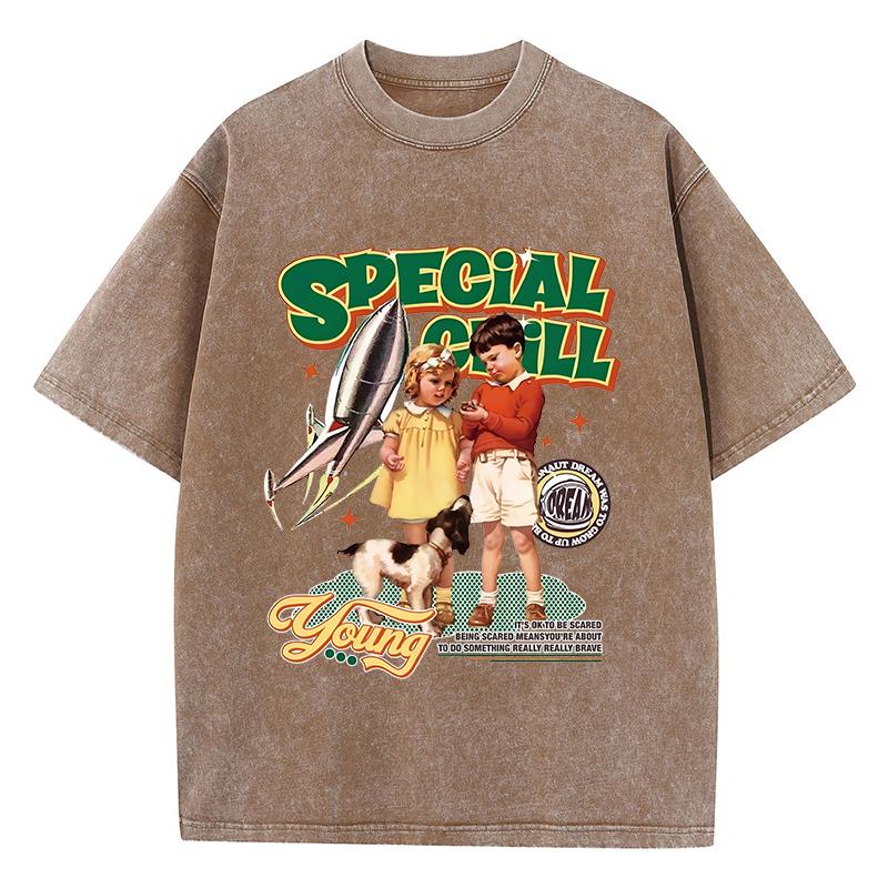 

Женские футболки с кислотной стиркой, футболки с принтами американских ретро комиксов, состаренные, оверсайз, хлопковые, с коротким рукавом, трендовая женская одежда 3XL