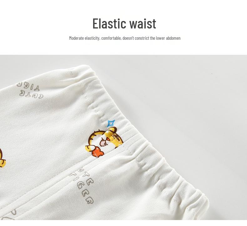 Set di Vestiti Autunnali per Bambini: Pantaloni in Puro Cotone e Abito da Monaco con Allacciatura Senza Osso