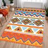 Southwestern Rug, Aztec Tribal Area Rug, Geometric Native American Design, Western Rug, Washable Boho Rug, Ethnic Area Carpet