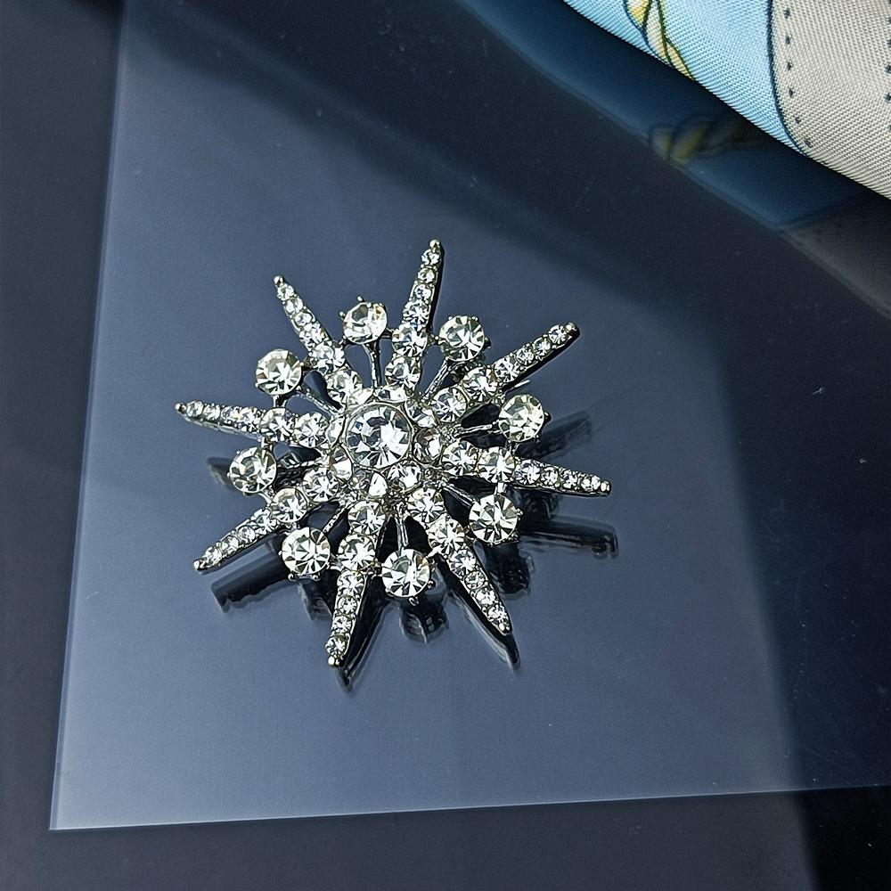 Amas Oktagonaler Stern Anstecknadel Damen Blendfreier Pin Koreanische Edition Anzug Trendiges Personalisiertes Brustblumen-Accessoire