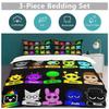 Game Rhythm Box Duvet Set Children And Adolescents Bedroom Decoration Bedding Three-Piece Set