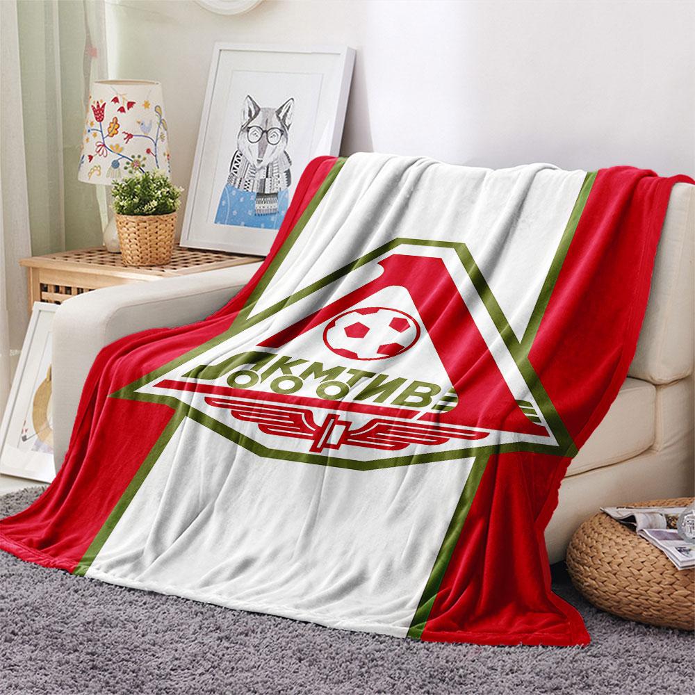 1PC Lokomotiv Moscow Power Blanket, High quality Comfortable for All Seasons, Home Decor, Warmth and Comfort