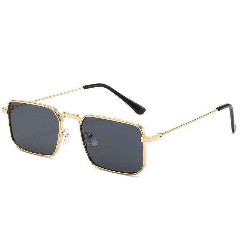 European and American New Square Metal Frame Men's Sunglasses Steampunk Style