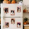 Pet Pattern 3D Cat Refrigerator Magnets Oil Painting Style Photo Holder Magnet  Home Decoration