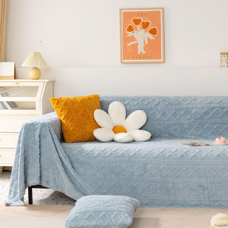 Universal Sofa Protective Cover All-Inclusive Cover Towel Anti-Scratching Lambswool Thickened Blanket Simple Seat Cushion Dustproof Cover Cloth