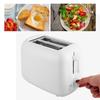 650W Toaster with Double Wide Slots 6 Gears White Bread Toast Machine for Home Breakfast