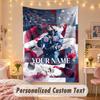 Custom Personalized Tapestry,Kendrick Lamar Print Custom Name Text Wall Art Hanging for Bedroom