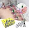 Cupping Set Professional Chinese Acupoint Cupping Massage Set 12 Cups - Pjun