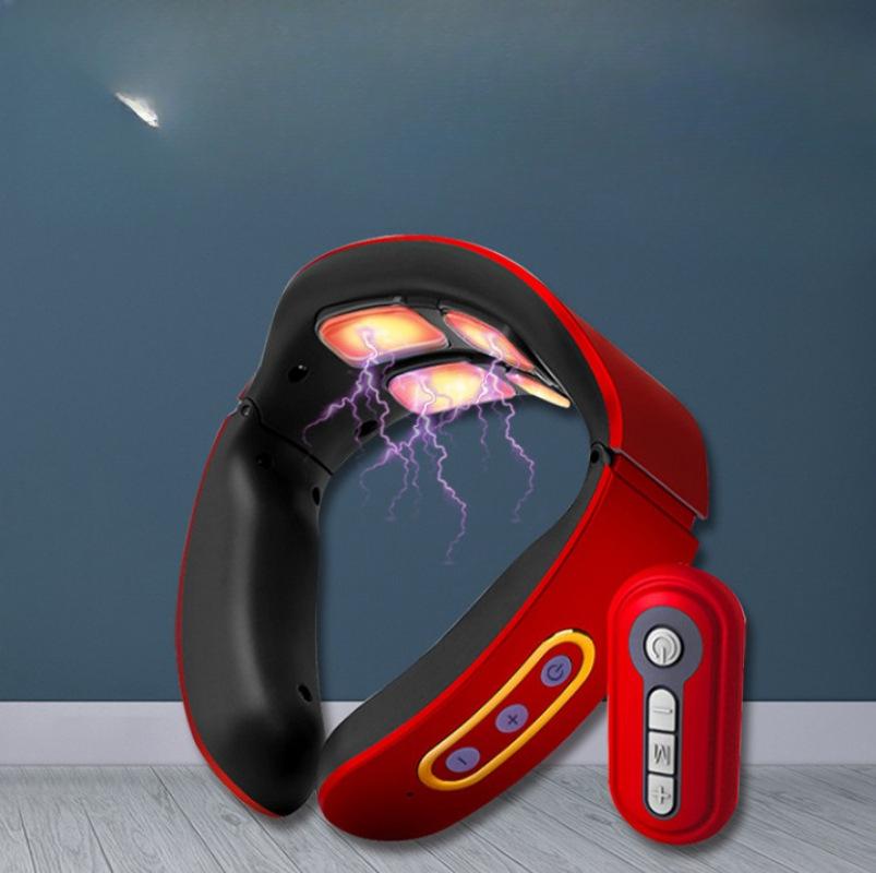 Massager Intelligent Neck Massager Pulse Heating Physiotherapy Device Heat Compress Neck Protection Device Shoulder and Neck Cervical Spine Device