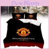 Manchester Pattern Digital Printed Threepiece Bedding Set For Kids And Teens