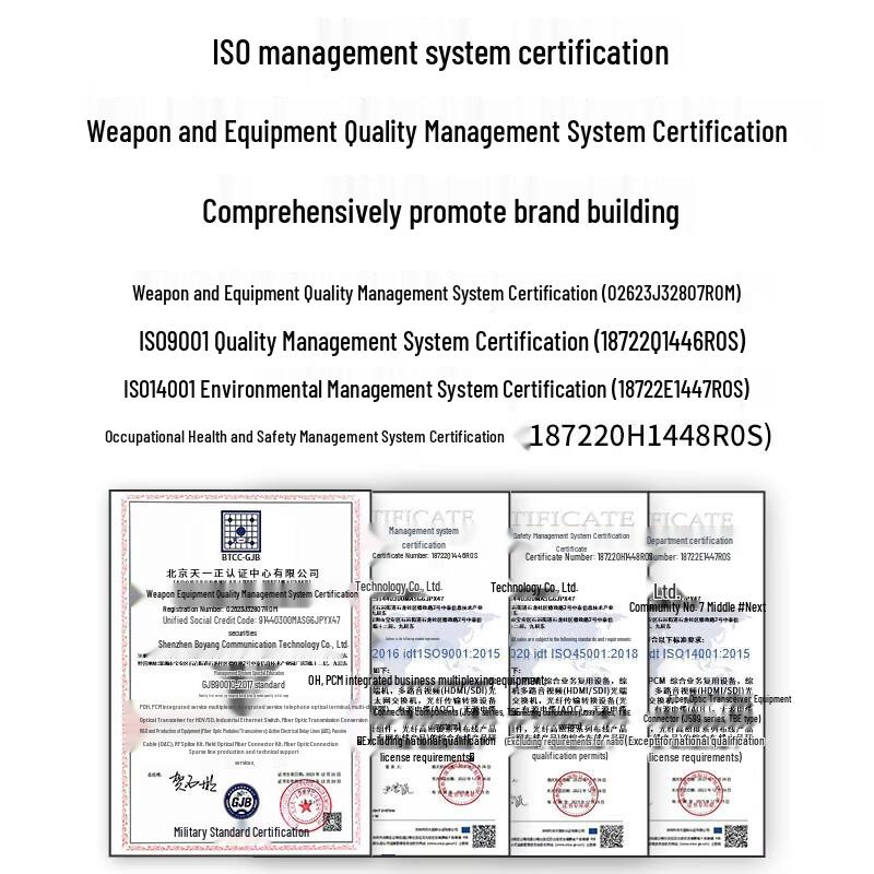 BOYANG Integrated Multi-service Fiber Optic Transceiver