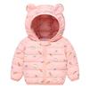 2025 Autumn/Winter Cartoon Style Kids' Down Cotton Jacket - Unisex Lightweight Baby Outerwear