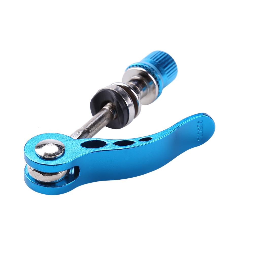 Seat Post Quick Release Pin Aluminum Alloy Bicycle Seatpost Binder Bolt Portable Seatpost Clamp Skewer for MTB Road Bike