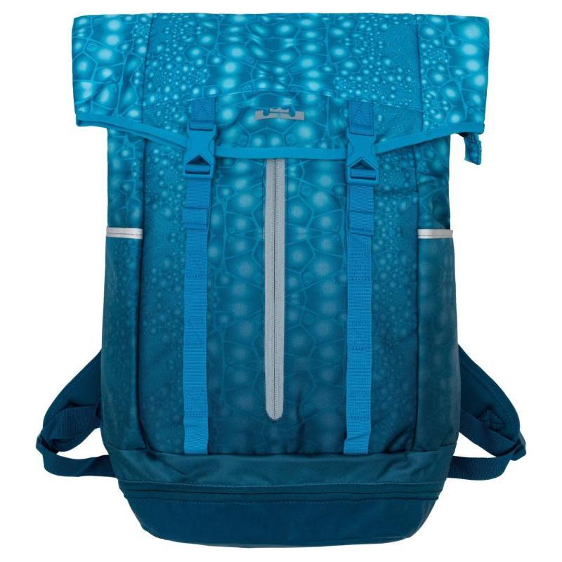 Nike Polyester Bonded EVA Backpack Regular Unisex Peacock Blue Casual BA4750-451