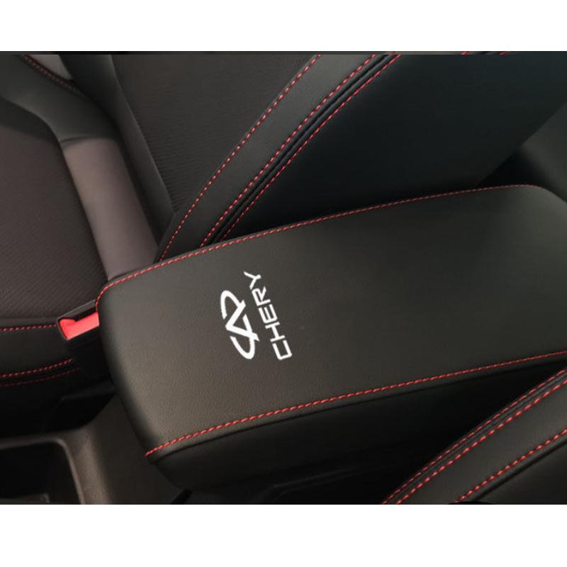 For Chery Tiggo 4 Pro Car Center Control Armrest Box Microfiber Leather Trim Cover Max Accessories