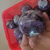 Polished Natural Amethyst Crystal Ball for Feng Shui & Home Decor