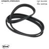 Weatherstrip Trunk Lid Rubber Seal Fits Honda Civic 2016- Ight -