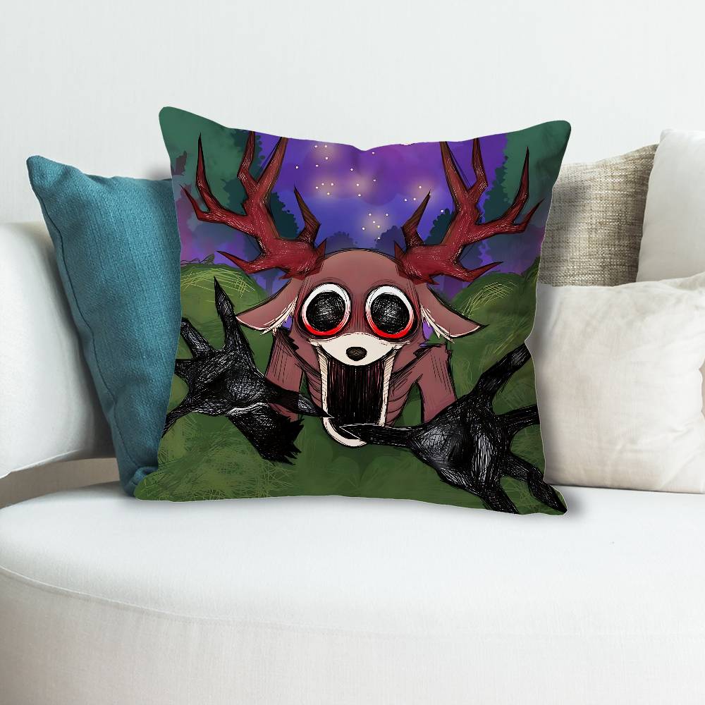 99 NNights In the FForest Deer Pillow Cases for Bedroom Living Room Sofa Home Decor Polyester Cushion Cover with Zipper