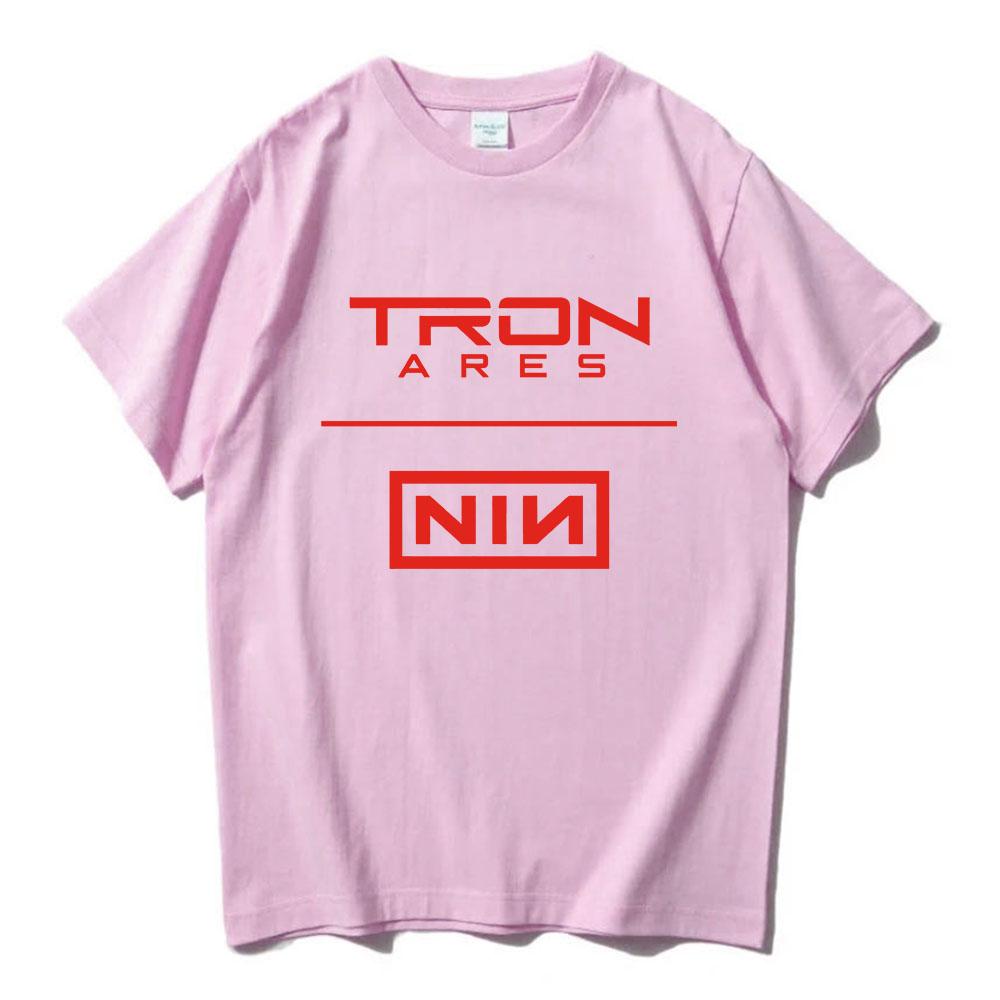 Nine Inch Nails Tron Ares T-shirt Rock Band Album Printing Tshirts Cotton Loose Casual Fashion Tee-shirt Graphic Print Tees