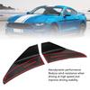 Front Bumper Lip Corner Splitter, Pair of Side Winglets, Aerodynamic ABS Material for Car Front Bumpers