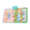 Toddler Musical Mat Touch Play Baby Piano Keyboard Drum Pad Toy with 2 Sticks for Boys Girls Early