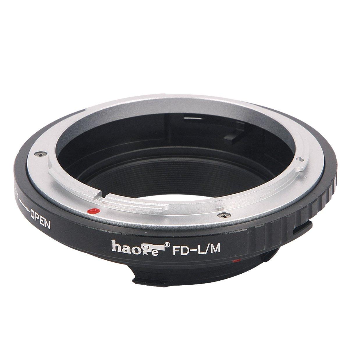 

Haoge Lens Mount Adapter for Canon FD Mount Lens to Leica Such as M M-Mount Cameras, M240, M240P, M262, M3, M2, M1, CL, M4, M5, M6, MP, M7, M8, M9,