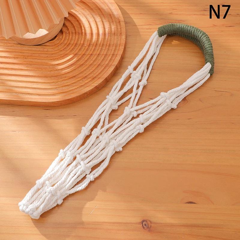 

2pcs Portable Coffee CupBag Hollow Out BottleBag Practical MugsBag Foldable Water Bottle Bags Woven Net Bag Cup Cover 301-400ml