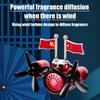 Car Fragrance Automotive Rotating Propeller Air Outlet Vent Fresheners Automotive Scent Diffuser Rotating Automotive Air Outlet