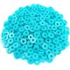 Exquisit For Jewelry Making 200pcs Bead Flat Round Disk Solid Color Boho Acrylic Bracelets Necklaces DIY Loose Spacer 6mm Handmade  Manual Accessories