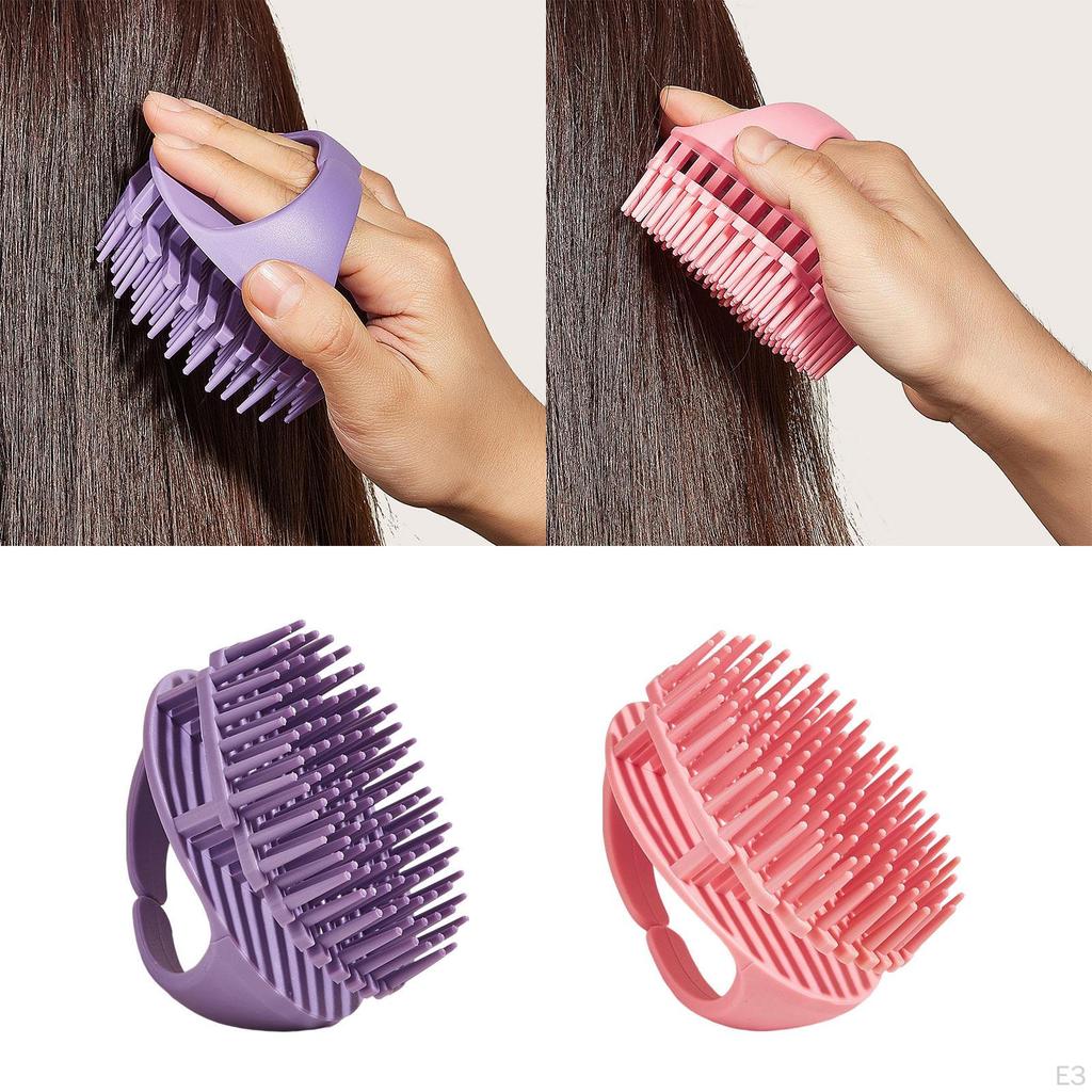 Hair Scalp Massager Washing Comb Round Massage