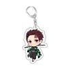 Anime Keychains Keychain Demon Slayer Kimetsu No Yaiba Acrylic Key Ring Cute Funny Cartoon for Friends