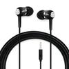 Wired Sport Earphone Stereo Earbuds with Microphone Good Bass for Laptop PC Mobile Phone