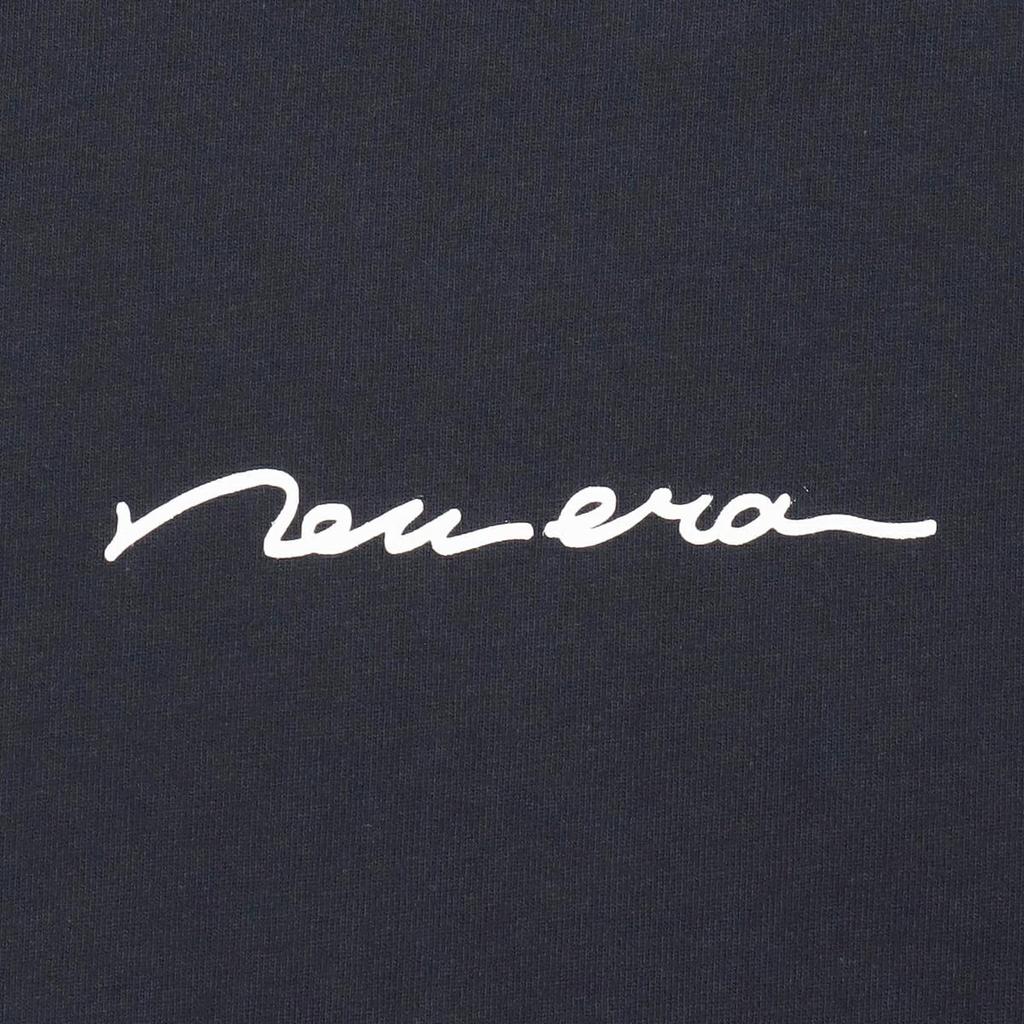NEW ERA T-Shirt Handwritten Logo Oversized Cotton Navy 14566731 NER34A8679