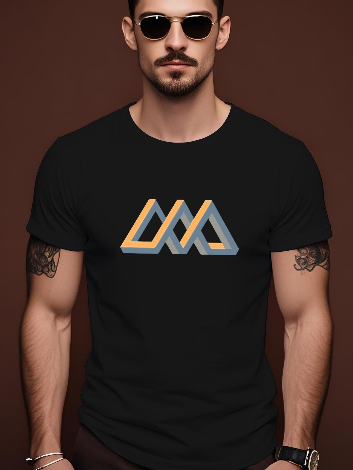 Summer Short Sleeve Tshirt - Solid Color Round Neck Tee M