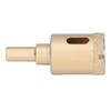 Gold Tone Hole Saw Drill Bit Alloy Shank Tile Hole Opener New Brazed Drill Bit  Home Improvement