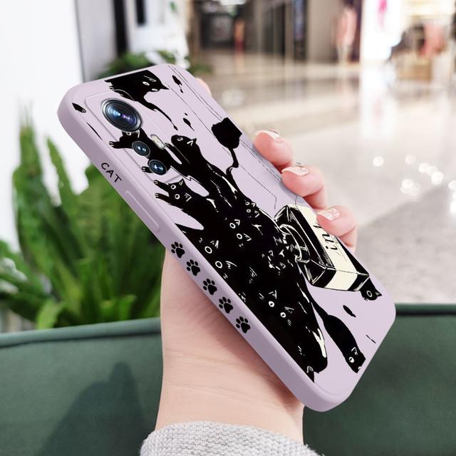 Naughty Cat Phone Case For Xiaomi Mi 13 12 11 Ultra 10 9 12T 11T 10T 9T Pro Lite Poco F4 X4 M4 F3 X3 M3 Pro 4G 5G GT Cover