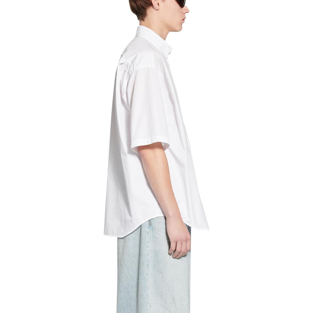 Balenciaga BB Icon FW22 Shirt Regular Fit Men's White 703845TMO409000