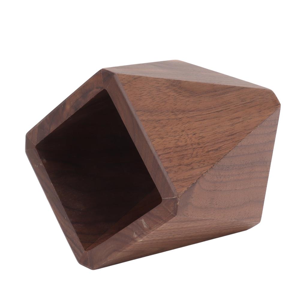 Cooking Utensil Container Smoothing Stable Large Capacity Simple Wooden Pen Holder for Kitchen Family