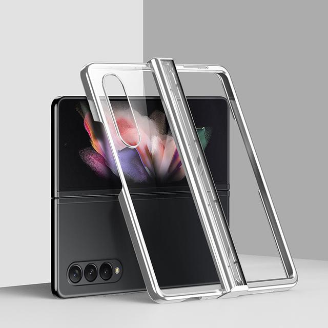 

Шарнир, полная защита, чехол для Samsung Galaxy Z Fold 4, 5 г, ультратонкий чехол, прозрачный противоударный чехол для Samsung Z Fold4 Case Only (No Pen) прозрачный