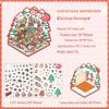 Yuezhen 3D Creative Christmas Eve Scenery Stickers for Kids