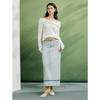 ELLE Women's Twist-Knot Merino Wool Sweater