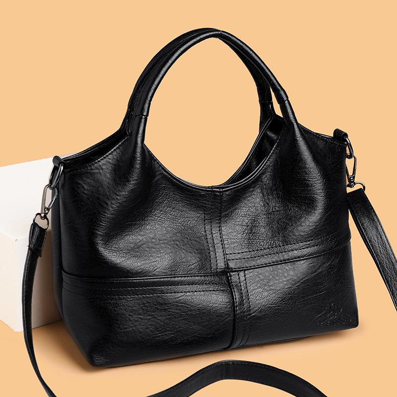 Fashion Vintage Leather Handbag with Top Handle Shoulder Bag Womens Vintage Crossbody Bag Work Shopping and Meeting Friends Ladies' Holiday Gifts