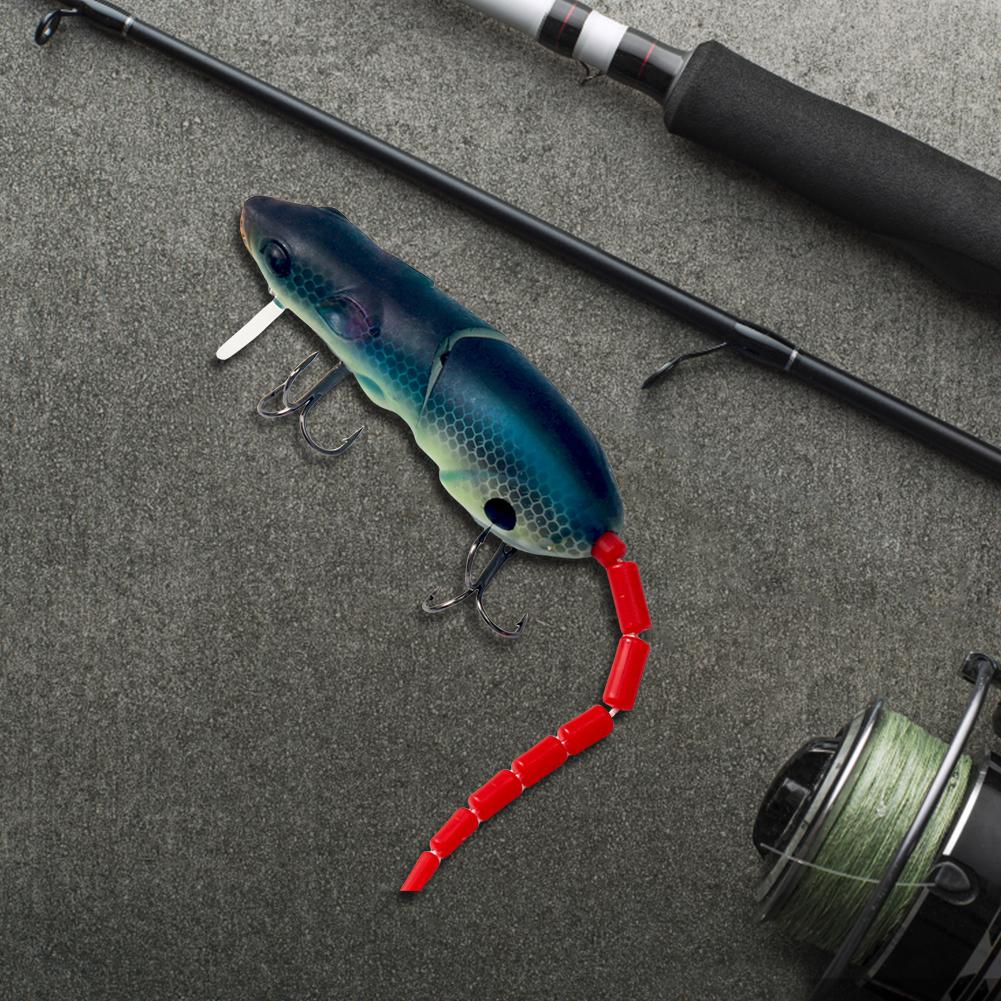 Jointed Mouse Lure Simulation Mouse Fishing Lure 155mm 15.5g Crankbait Fishing Bait Swimbait Pesca Pike Lures