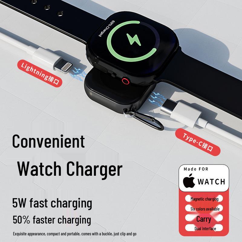 5W Magnetic Wireless Charger for Apple Watch S9/S8/S7/S3/4/SE