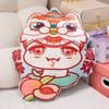 Mascot 2025 Fruit Snake Plush Pillows Room Decoration Spring Festival Gifts