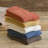 Terry Plus Velvet Women's Thick Mid-Calf Towel Socks - Warm Autumn/Winter Knee-Highs for Teens