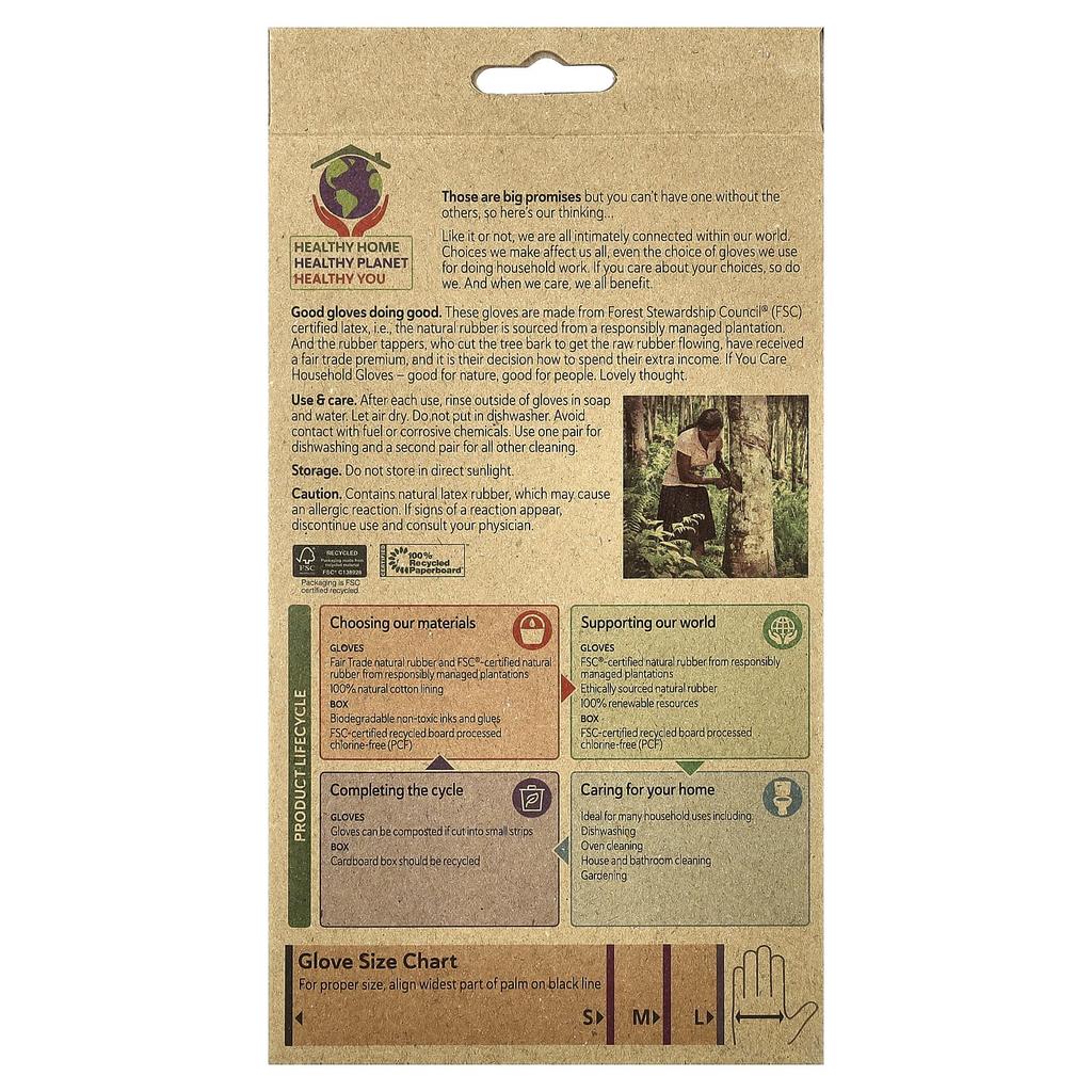 If You Care, Household Gloves, Medium, 1 Pair