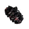 Floral Printed Scrim Bubble Hair Clip For Women Soft Breathable Fabric Elegant Updos Styling Accessory